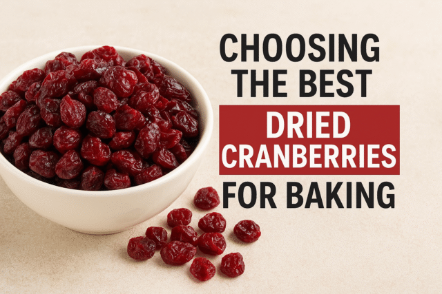 Choosing the Best Dried Cranberries for Baking Dried cranberries